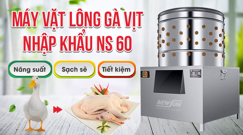 Máy vặt lông gà vịt