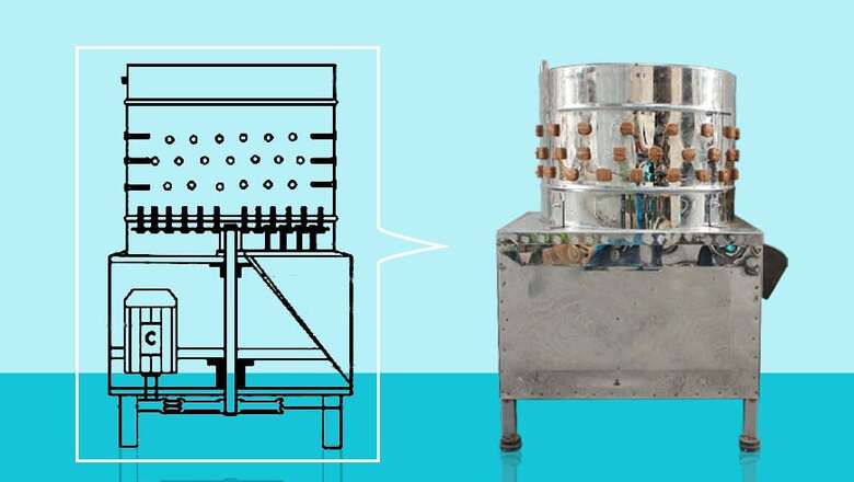 Máy vặt lông gà vịt