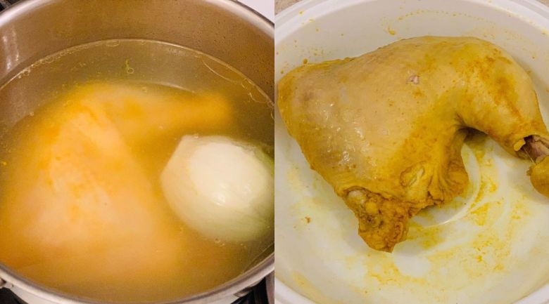 Cách làm cơm gà xối mỡ vàng giòn rụm ngon như ngoài hàng cach-lam-com-ga-xoi-mo-2